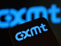 Logo CXMT terlihat pada ilustrasi ini yang diambil pada 20 Juli 2026. (REUTERS/Dado Ruvic/Illustration)