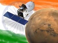Mangalyaan, atau dikenal sebagai Mars Orbiter Mission (MOM), antariksa antarplanet pertama milik India yang diluncurkan oleh ISRO. (Dok. NASA)