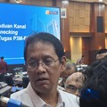 Menteri Keuangan (Menkeu), Purbaya Yudhi Sadewa saat ditemui wartawan usai sidang kanal debottlenecking, Kamis (23/7/2026). (CNBC Indonesia/Chandra Dwi Pranata)