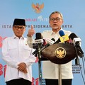 Menteri Koordinator Bidang Pangan Zulkifli Hasan memberikan keterangan pers di Istana Kepresidenan, Jakarta Pusat, Kamis (23/7/2026). (Dok. BPMI Sekretariat Presiden)