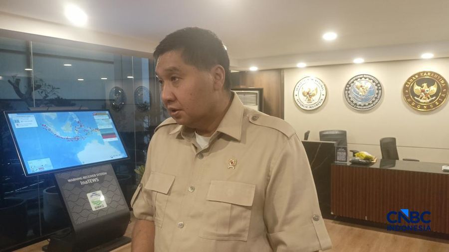 Menteri Perumahan dan Kawasan Permukiman (PKP) Maruarar Sirait di kantor Dewan Ekonomi Nasional (DEN) Kamis (23/7/2026). (CNBC Indonesia/Ferry Sandi)