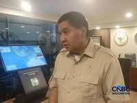 Menteri Perumahan dan Kawasan Permukiman (PKP) Maruarar Sirait di kantor Dewan Ekonomi Nasional (DEN) Kamis (23/7/2026). (CNBC Indonesia/Ferry Sandi)