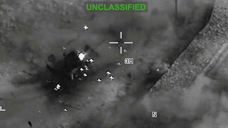 Militer AS mengatakan pada hari Rabu (22 Juli) bahwa mereka telah menyelesaikan serangan terbaru mereka terhadap Iran atas arahan Presiden Donald Trump, untuk malam ke-12 berturut-turut serangan Amerika. (via REUTERS/U.S. Central Command)