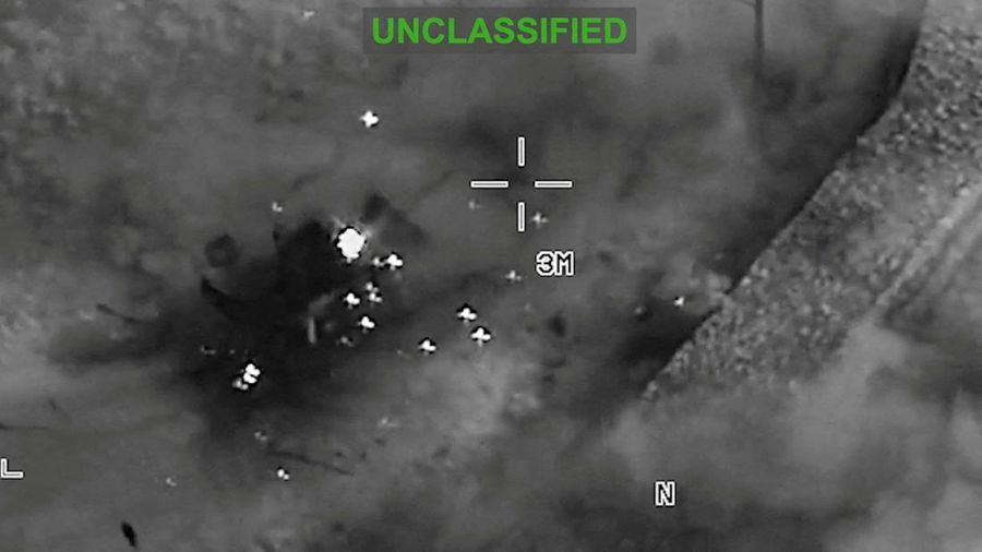 Militer AS mengatakan pada hari Rabu (22 Juli) bahwa mereka telah menyelesaikan serangan terbaru mereka terhadap Iran atas arahan Presiden Donald Trump, untuk malam ke-12 berturut-turut serangan Amerika. (via REUTERS/U.S. Central Command)