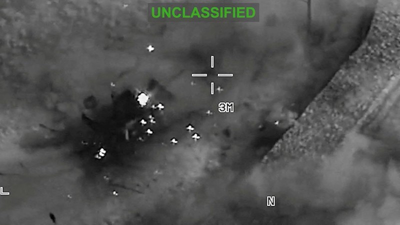 Militer AS mengatakan pada hari Rabu (22 Juli) bahwa mereka telah menyelesaikan serangan terbaru mereka terhadap Iran atas arahan Presiden Donald Trump, untuk malam ke-12 berturut-turut serangan Amerika. (via REUTERS/U.S. Central Command)