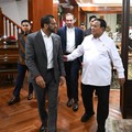 Presiden Prabowo Subianto menerima kunjungan kehormatan Direktur Federal Bureau of Investigation (FBI) Amerika Serikat, Kash Patel, di Kertanegara, Jakarta, pada Rabu, 22 Juli 2026. (Dok. Sekretariat Presiden)