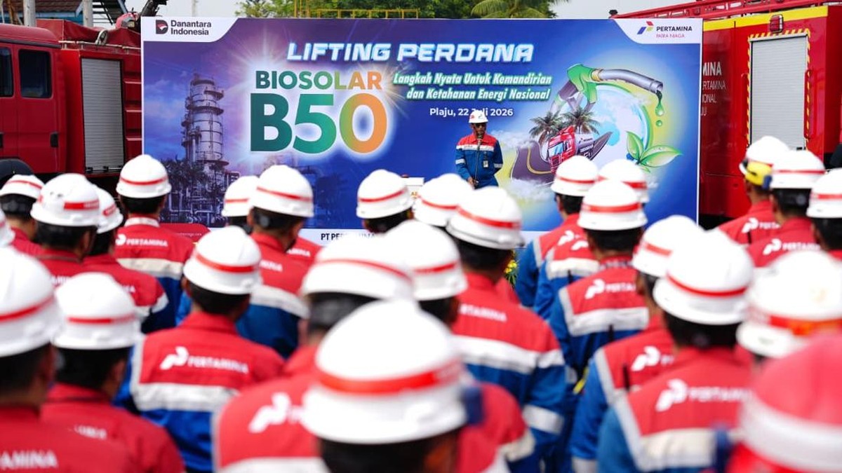 Pengumuman! Pertamina Resmi Lakukan Lifting Perdana BBM Biodiesel B50