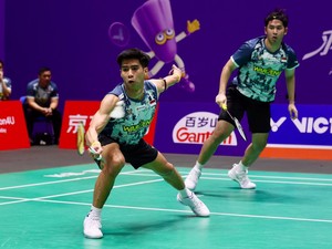 Hasil China Masters 2026: Sabar/Reza Menang Dua Gim Langsung