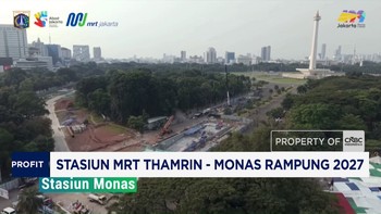 Stasiun MRT Thamrin - Monas Rampung 2027