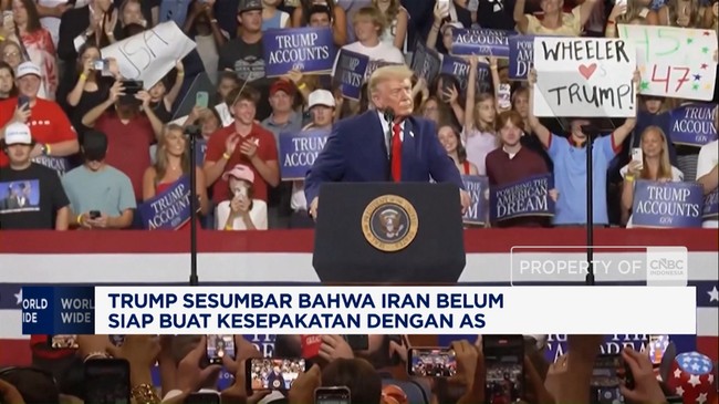 Video: Trump Sesumbar Iran Belum Siap Buat Kesepakatan dengan AS