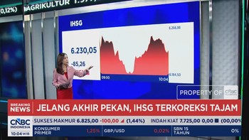 IHSG Terkoreksi Hingga 2% & Rupiah Lesu Lawan Dolar AS
