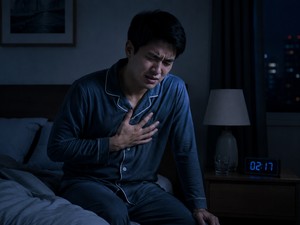 Nyeri Dada di Tengah Malam Jangan Diremehkan, Segera Lakukan Pemeriksaan