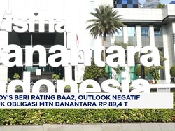 Moody's Beri Rating Baa2 MTN Danantara dengan Outlook Negatif