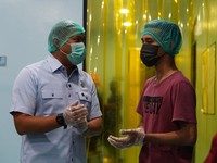 Sidak perdana Kepala Badan Gizi Nasional (BGN) Sudaryono ke sejumlah dapur SPPG di Bogor, Jumat (24/7/2026). (Dok. Biro Humas BGN)