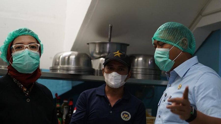 Sidak perdana Kepala Badan Gizi Nasional (BGN) Sudaryono ke sejumlah dapur SPPG di Bogor, Jumat (24/7/2026). (Dok. Biro Humas BGN)