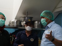 Sidak perdana Kepala Badan Gizi Nasional (BGN) Sudaryono ke sejumlah dapur SPPG di Bogor, Jumat (24/7/2026). (Dok. Biro Humas BGN)