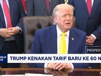 Trump Kenakan Tarif Baru ke 60 Negara
