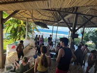 12 Penumpang Speedboat SB. Mister Un berhasil diselamatkan dari insiden di perairan Teluk Tomini, Gorontalo, Sabtu (25/7/2026) (Dok. Bagian Humas dan Umum DJPL Kemenhub)