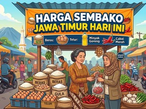 Harga Sembako Jatim Hari Ini: Daging Sapi, Cabai Rawit, Minyak Goreng Naik
