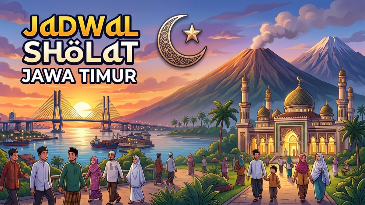 Jadwal Sholat Surabaya Hari Ini dan Niat Ibadah Lima Waktu