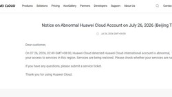 Huawei Cloud Tumbang Masif Global, Termasuk Indonesia Alami Gangguan