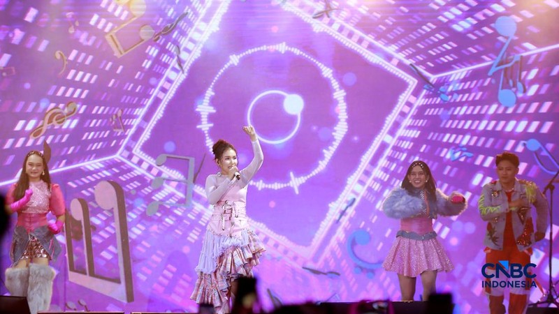 Suasana keseruan Trans TV Festival Vol. 5. di Lapangan Sunburst BSD, Tangerang Selatan, Minggu (26/7/2026). (CNBC Indonesia/Muhammad Sabki)