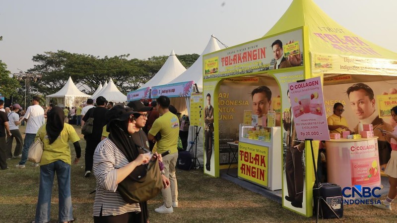 Suasana keseruan Trans TV Festival Vol. 5. di Lapangan Sunburst BSD, Tangerang Selatan, Minggu (26/7/2026). (CNBC Indonesia/Muhammad Sabki)