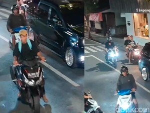 2 Pria Beraksi Curi Motor di Berawa Terekam CCTV