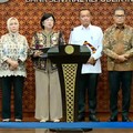Deputi Gubernur Senior Bank Indonesia (BI), Destry Damayanti saat menyampaikan konferensi Pers terkait Gubernur Bank Indonesia, Perry Warjiyo Mundur, di Jakarta, Senin (27/7/2026). (Dok. Istimewa)