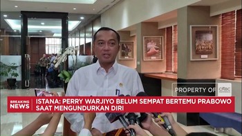 Istana: Perry Warjiyo Belum Sempat Bertemu Prabowo Saat Undur Diri