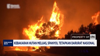 Kebakaran Hutan Meluas, Spanyol Tetapkan Darurat Nasional