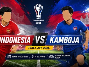 Indonesia vs Kamboja Senin 27 Juli 2026, Cek Jam Kick-off dan Stadionnya
