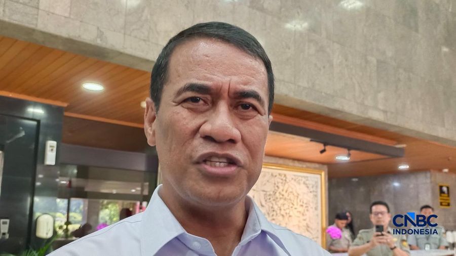 Menteri Pertanian (Mentan) Amran Sulaiman saat ditemui di kantor Kementan, Jakarta, Senin (27/7/2026). (CNBC Indonesia/Martyasari Rizky)