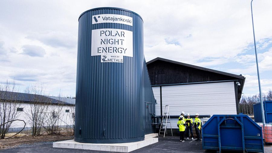 Pembangkit listrik tenaga pasir skala industri di Pornainen, Finlandia, dapat memenuhi kebutuhan pemanasan kota selama hampir satu bulan di musim panas dan hingga satu minggu di musim dingin. (Dok. Polar Night Energy)