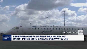 Pemerintah Beri Insentif Bea Masuk 0% untuk Impor Suku Cadang Pesawat & LPG