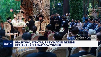 Prabowo, Jokowi & SBY Hadiri Resepsi Pernikahan Anak Boy Thohir