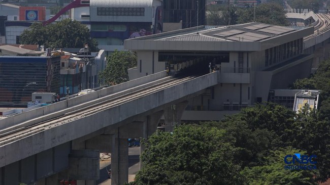 Proyek LRT Jakarta Velodrome-Manggarai Diresmikan 26 Agustus