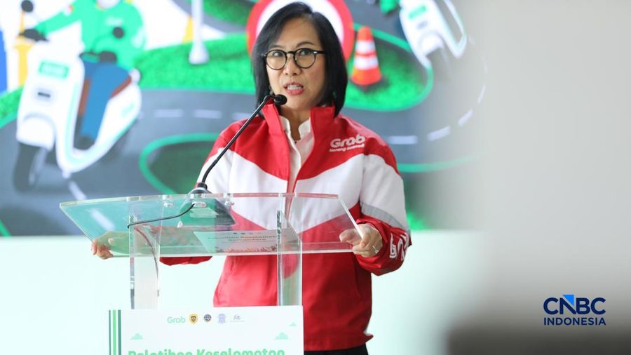 CEO Grab Indonesia Neneng Goenadi. (CNBC Indonesia/Tri Susilo)