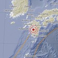 Gempa di Kyushu Jepang. (Tangkapan Layar GFZ)