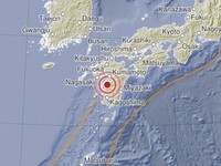 Gempa di Kyushu Jepang. (Tangkapan Layar GFZ)