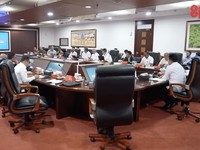 Kepala Staf Kepresidenan RI, Dudung Abdurachman saat menyampaikan keterangan usai Rapat Koordinasi Tata Kelola Ekspor Mineral Kritis Logam Tanah Jarang (LTJ) bersama kementerian, lembaga, aparat penegak hukum, BUMN, dan pelaku usaha di gedung Bina Gr