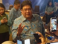Ketua Bidang Ketenagakerjaan APINDO Bob Azam dalam konferensi pers Rakerkonas APINDO di Permata Kuningan, Jaksel (28/7/2026). (CNBC Indonesia/Ferry Sandi)