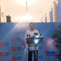 Menko Infrastruktur & Pembangunan Kewilayahan Agus Harimurti Yudhoyono usai ratas soal El Nino di Istana Negara