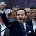 Presiden terpilih Kolombia Abelardo de la Espriella berbicara saat konferensi pers di Medellin, Kolombia, 21 Juli 2026. (REUTERS/Juan David Duque)