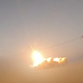 Rudal Kheibar Shekan Iran. (Tangkapan Layar Reuters TV)