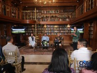 Suasana dialog Ekoniklim Talkshow 2026 di Wisma Habibie & Ainun, Jakarta, Selasa (28/7/2026). (CNBC Indonesia/Faisal Rahman)