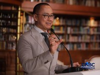 Wakil Ketua MPR RI & Anggota Komisi XII DPR RI, Eddy Soeparno menyampaikan pemaparan dalam Ekoniklim Talkshow 2026 di Wisma Habibie & Ainun, Jakarta, Selasa (28/7/2026). (CNBC Indonesia/Faisal Rahman)
