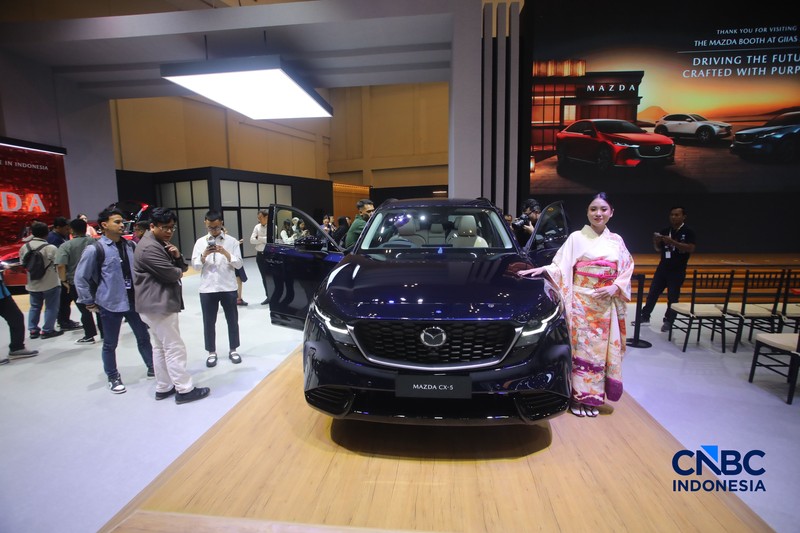 Suasana press day saat acara Gaikindo Indonesia International Auto Show (GIIAS) 2026 di ICE BSD, Kabupaten Tangerang, Banten, Rabu (29/7/2026). (CNBC Indonesia/Faisal Rahman)