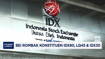 BEI Rombak Konstituen IDX80, LQ45 & IDX30
