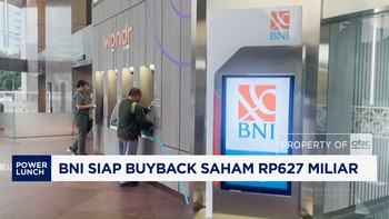 BNI Siap Buyback Saham Rp627 Miliar
